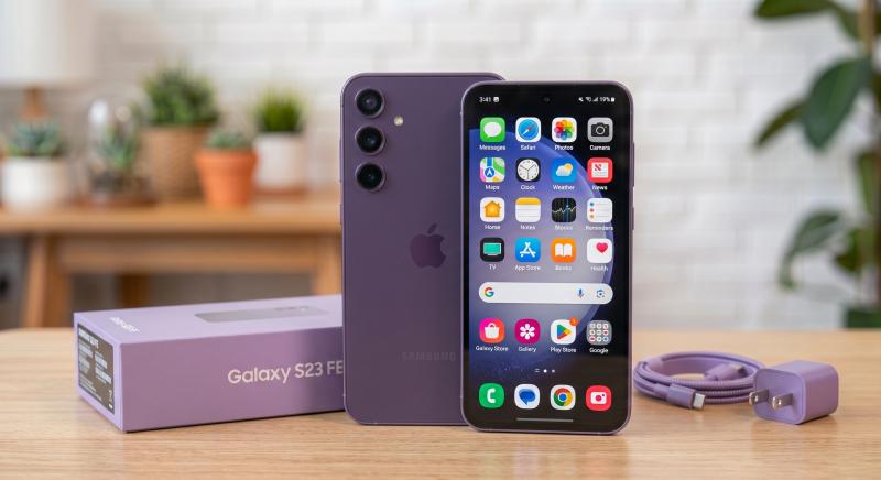 Samsung Galaxy S23 FE 5G - Édition Mauve / Violet (Débloqué tout opérateur)